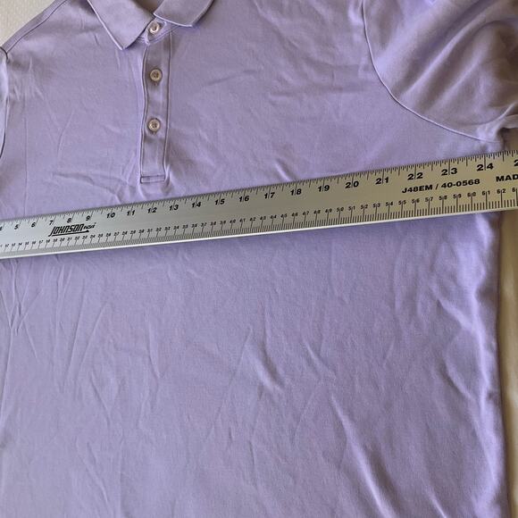 Lands’ End Men’s Short Sleeve Polo Shirt Size XL, Lavender Purple - Picture 3 of 7